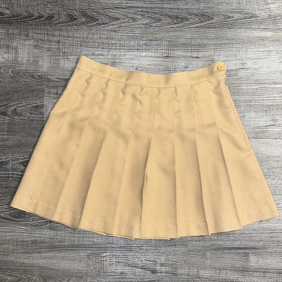 Los Angeles Apparel Camel Tan Tennis Skirt - Picture 6 of 6